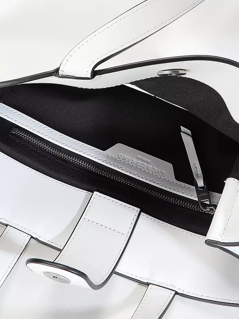LIEBESKIND BERLIN | Ledertasche - Tote Bag PAPER BAG Medium | Blanco