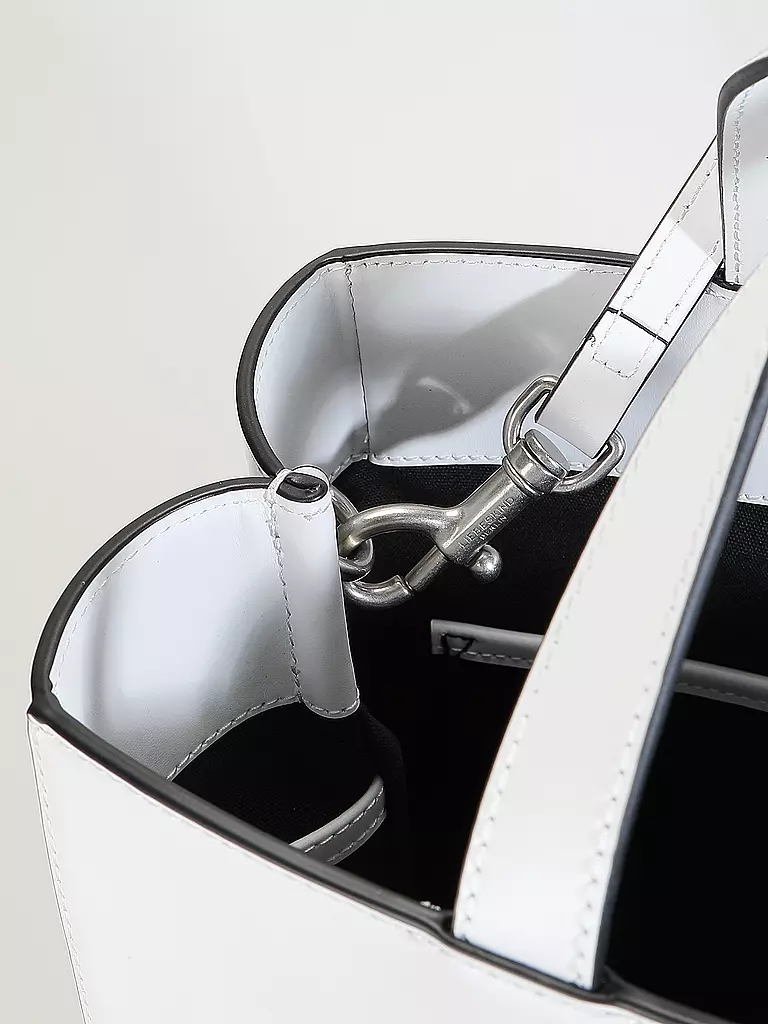 LIEBESKIND BERLIN | Ledertasche - Tote Bag PAPER BAG Medium | Blanco