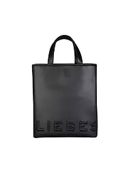 LIEBESKIND BERLIN | Ledertasche - Tote Bag PAPER BAG Small | Negro
