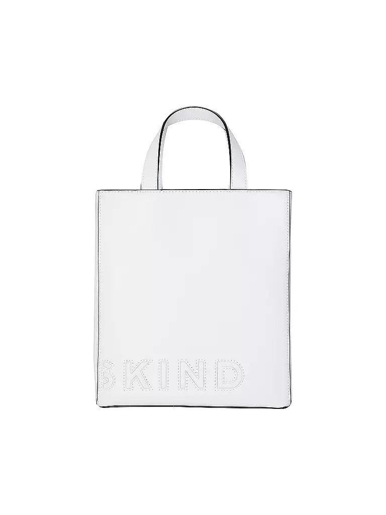LIEBESKIND BERLIN | Ledertasche - Tote Bag PAPER BAG Small | Blanco