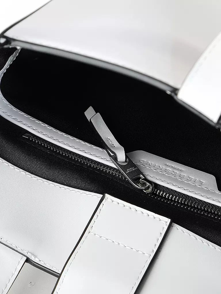 LIEBESKIND BERLIN | Ledertasche - Tote Bag PAPER BAG Small | Blanco