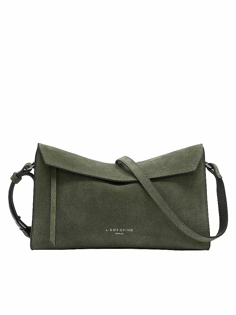 LIEBESKIND BERLIN | Ledertasche - Umhängetasche LORASmall | Verde oscuro