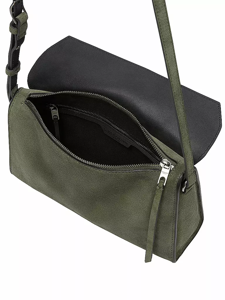 LIEBESKIND BERLIN | Ledertasche - Umhängetasche LORASmall | Verde oscuro