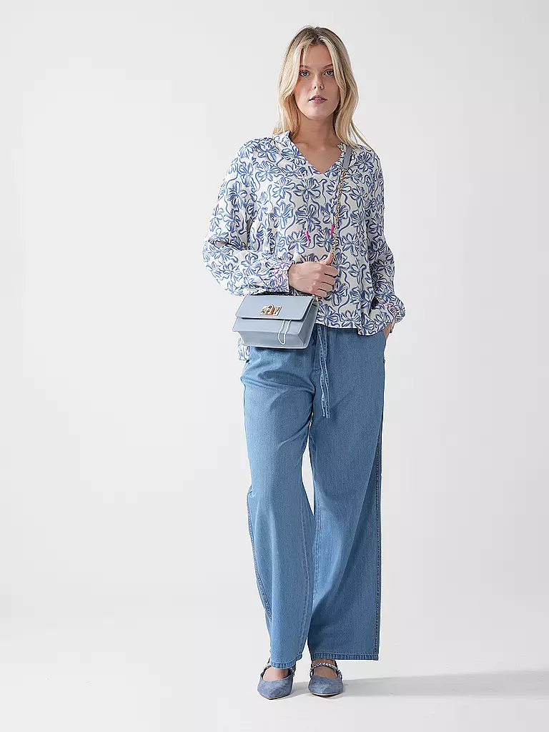 LIEBLINGSSTÜCK | Pantalón de pernera ancha LS-050 | Azul