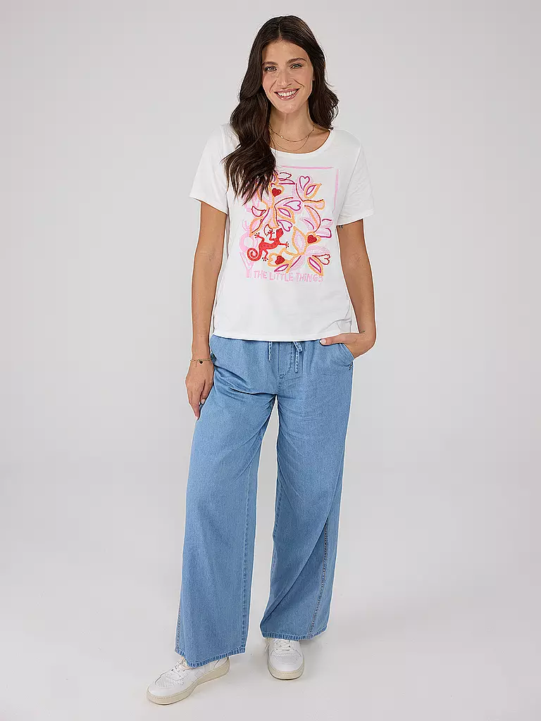 LIEBLINGSSTÜCK | Pantalón de pernera ancha LS-050 | Azul