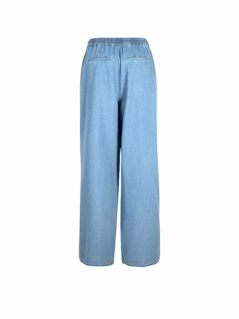 LIEBLINGSSTÜCK | Pantalón de pernera ancha LS-050 | Azul