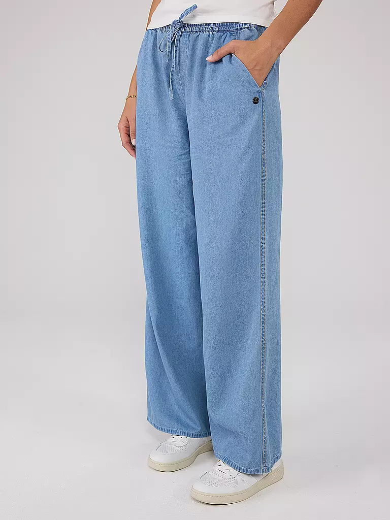 LIEBLINGSSTÜCK | Pantalón de pernera ancha LS-050 | Azul