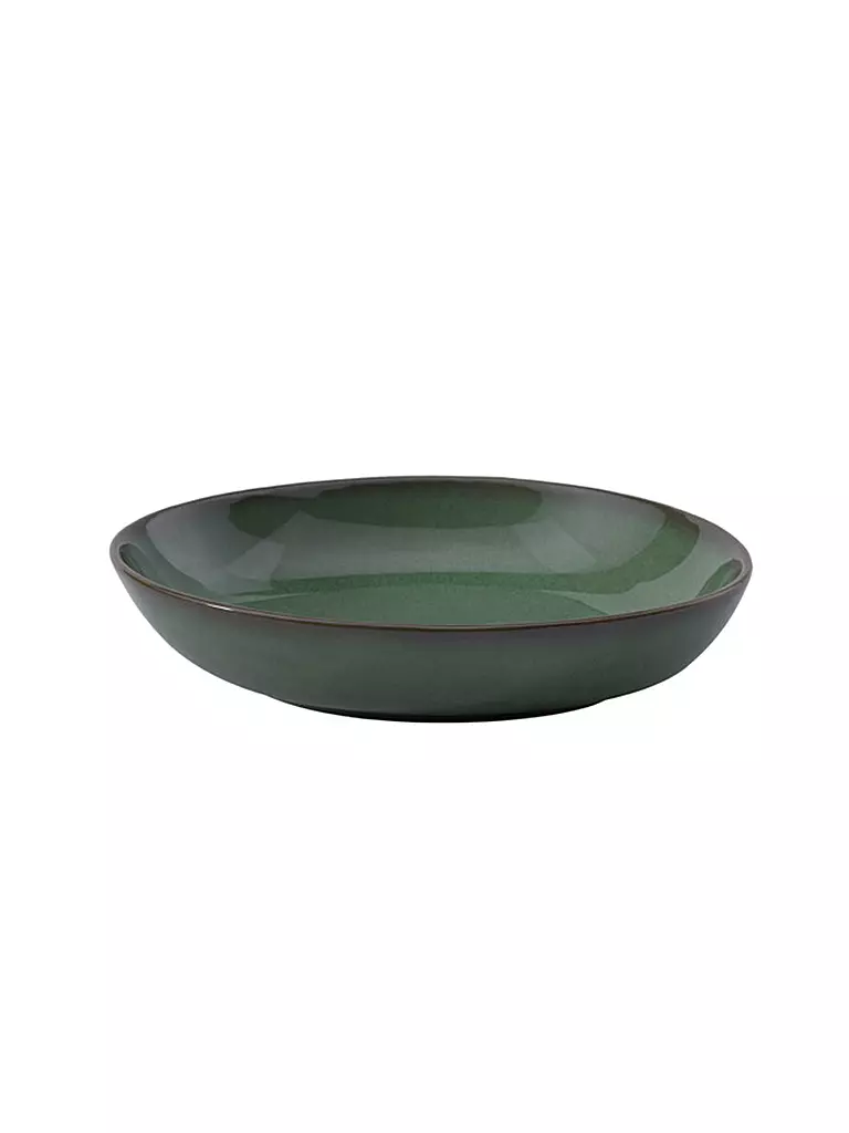 LIKE BY VILLEROY & BOCH | Bol plano LAVE VERT 21cm | Verde oscuro