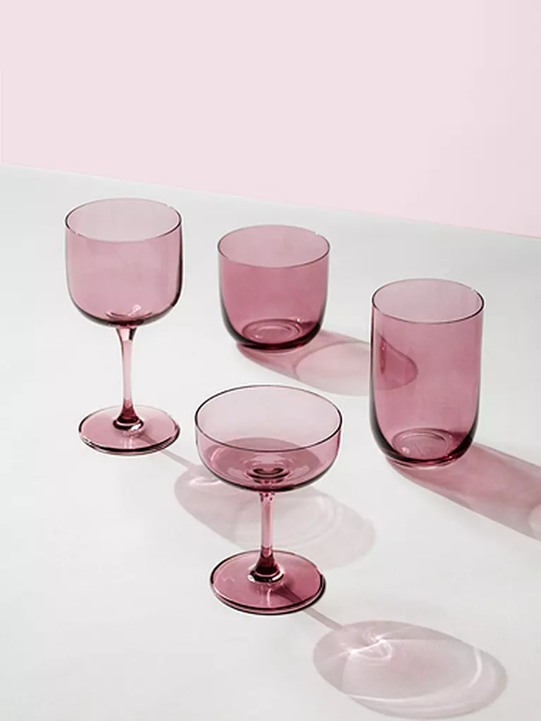 LIKE BY VILLEROY & BOCH | Juego de 2 vasos de tubo LIKE 385ml Grape | 