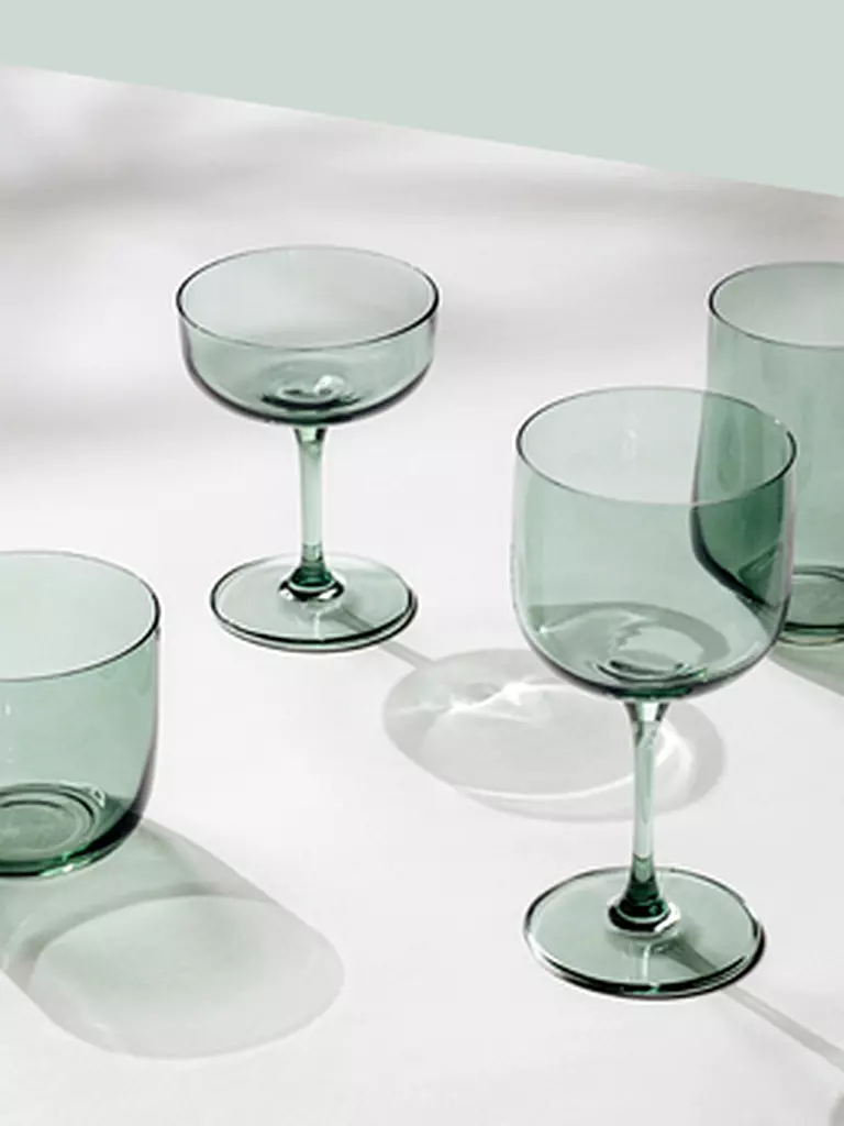 LIKE BY VILLEROY & BOCH | Juego de 2 vasos de tubo LIKE 385ml Sage | 