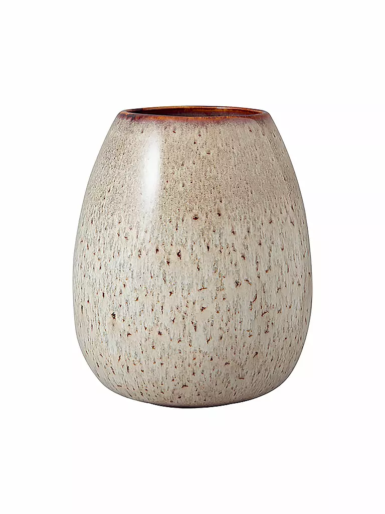 LIKE BY VILLEROY & BOCH | Lave Home Jarrón Forma de Huevo, 14,5x14,5x17,5cm, Beige | Beige
