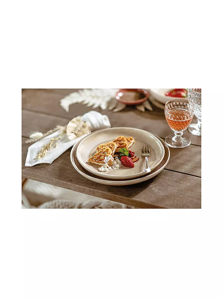 LIKE BY VILLEROY & BOCH | Plato de desayuno 24cm Perlemor Sand | Beige