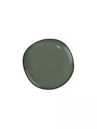 LIKE BY VILLEROY & BOCH | Plato llano de 28 cm Lave Glace | Verde oscuro