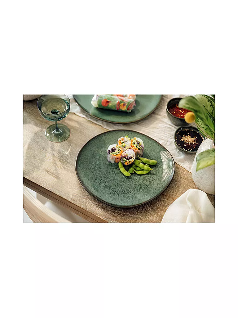 LIKE BY VILLEROY & BOCH | Plato llano LAVE VERT 28cm | Verde oscuro