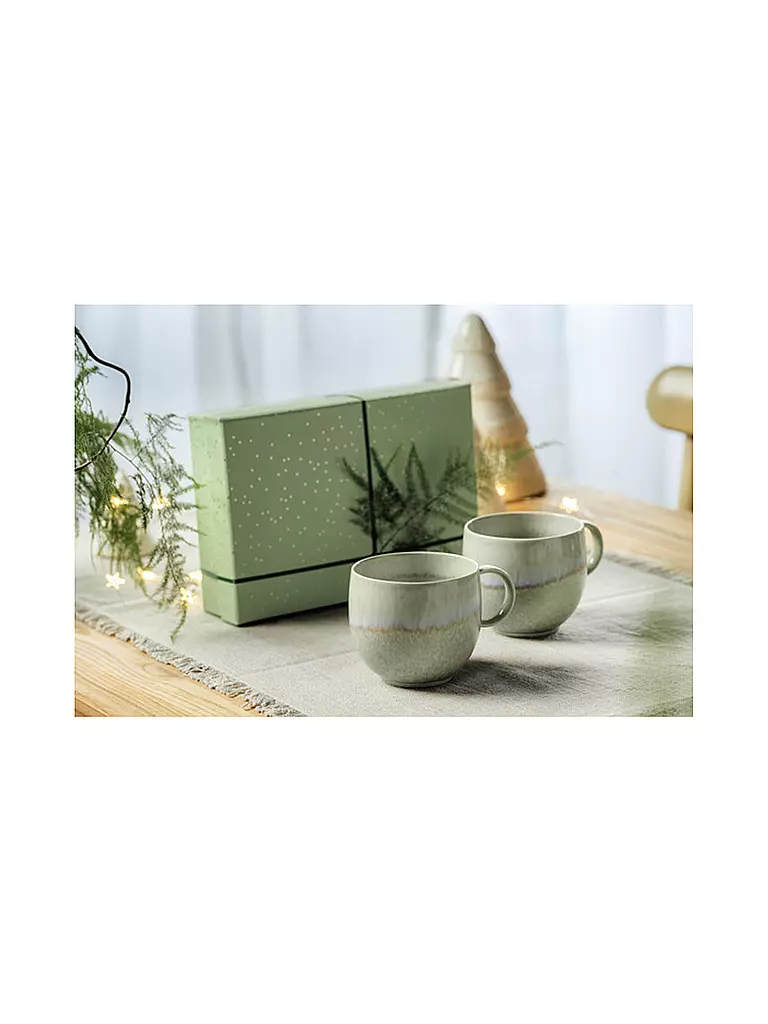 LIKE BY VILLEROY & BOCH | Taza con asa 0,40l PERLEMOR Alga | olive