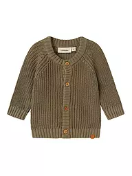 LIL ATELIER | Cárdigan de punto para bebé NBNEMLEN | Oliva