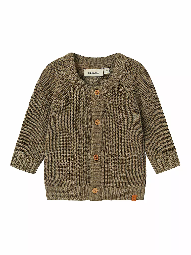 LIL ATELIER | Cárdigan de bebé NBNEMLEN | Oliva