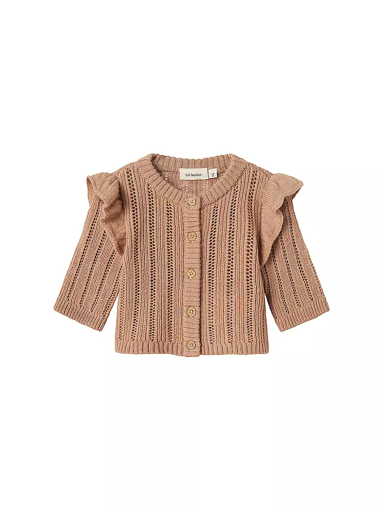 LIL ATELIER | Cárdigan de punto para bebé NBFNOMO | Marrón