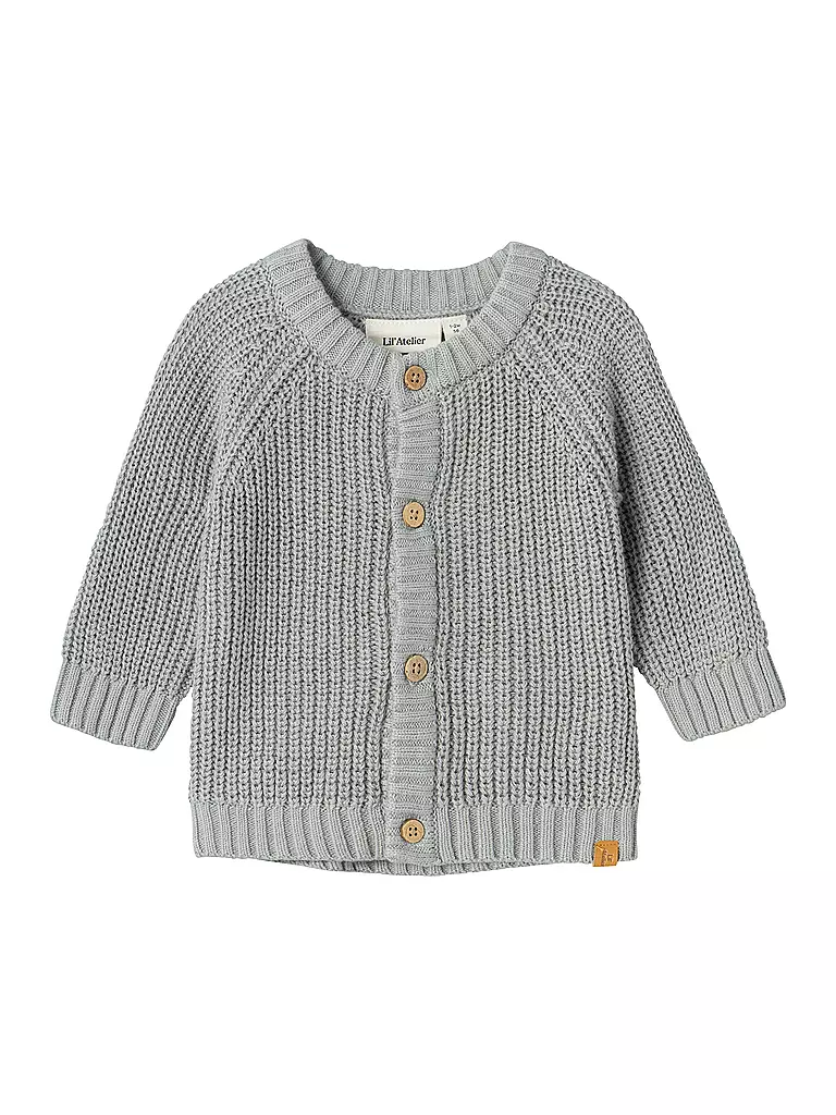 LIL ATELIER | Cárdigan de punto para bebé NBNEMLEN | Gris
