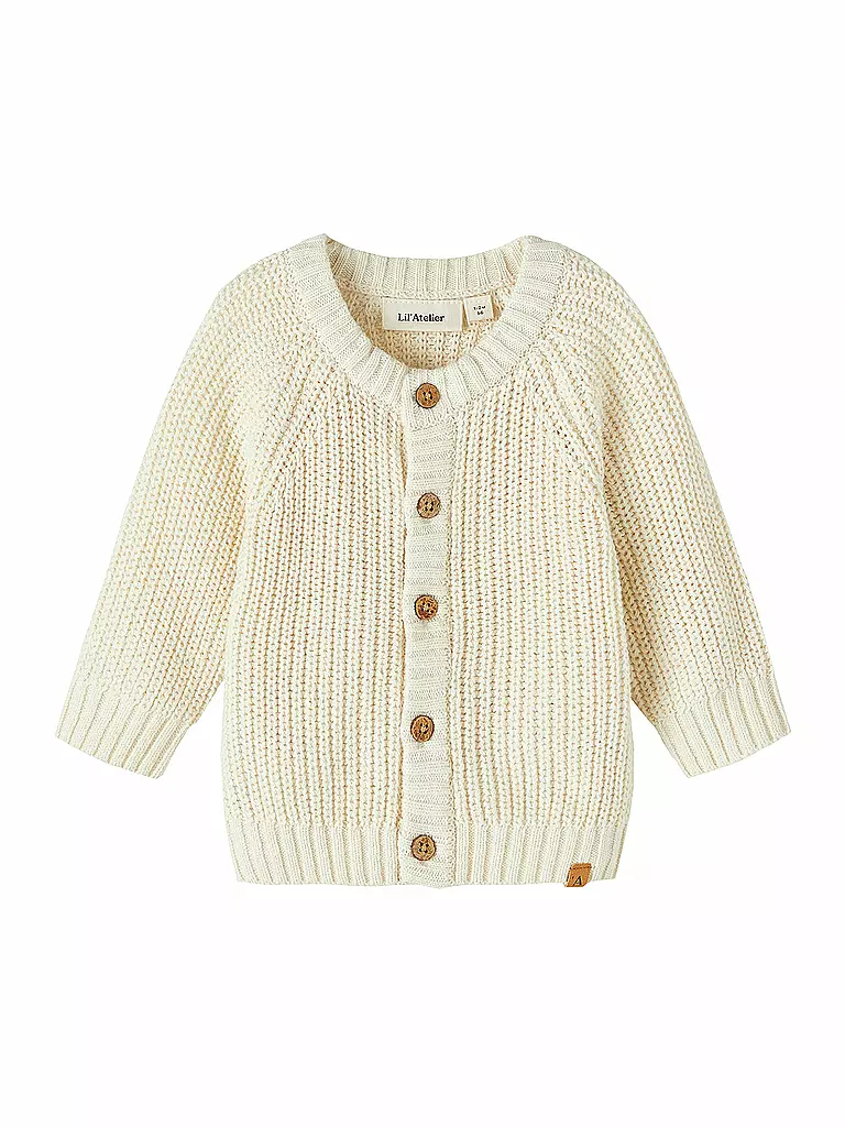 LIL ATELIER | Cárdigan de punto para bebé NBNEMLEN | Crema