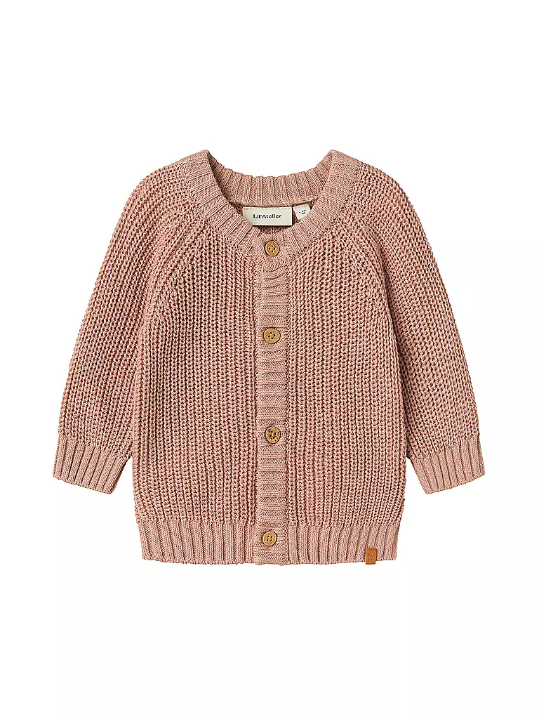 LIL ATELIER | Cárdigan de punto para bebé NBNEMLEN | Fucsia