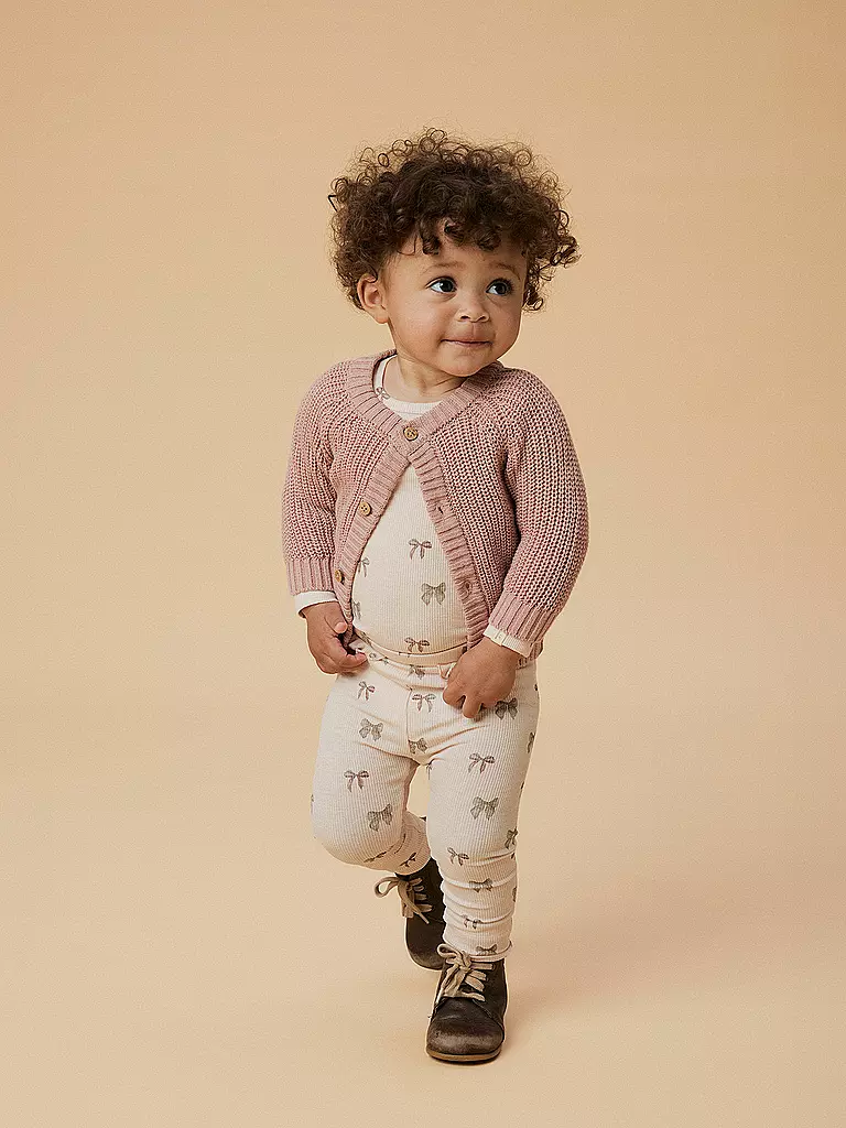LIL ATELIER | Cárdigan de punto para bebé NBNEMLEN | Fucsia