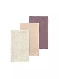LIL ATELIER | Paño de muselina para bebé - Multuch NBNFERGIE Paquete de 3 turtledove cameo rose | Beige