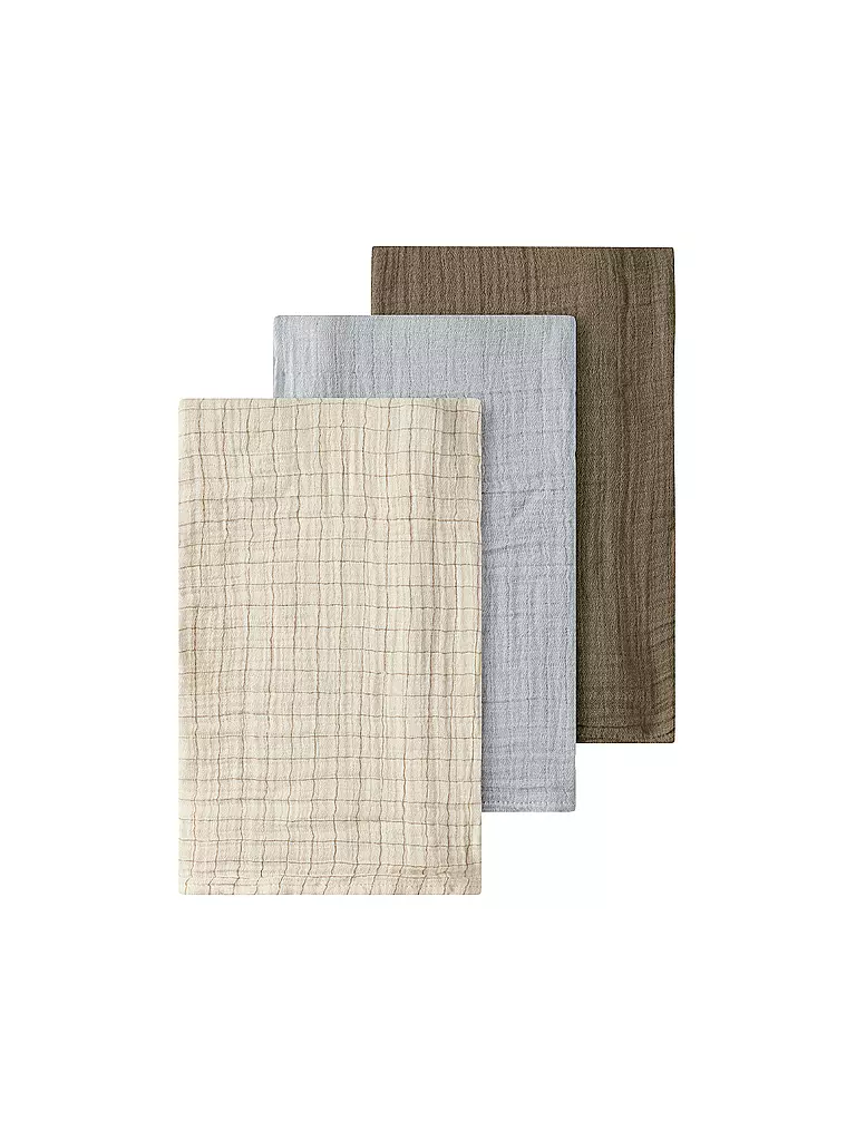 LIL ATELIER | Paño de muselina para bebé - Multuch NBNFERGIE Paquete de 3 vapor blue | Azul