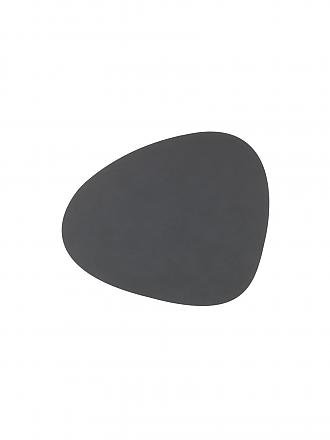 LIND DNA | Mantel individual de cuero "Nupo" ovalado 37x44cm