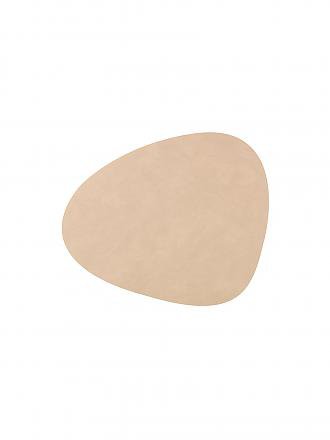 LIND DNA | Mantel individual de cuero "Nupo" ovalado de 37x44 cm