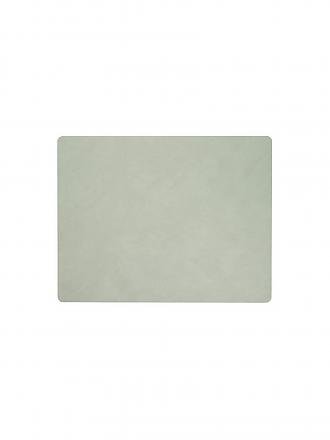 LIND DNA | Mantel individual de cuero "Nupo" 35x45cm (Verde Oliva)
