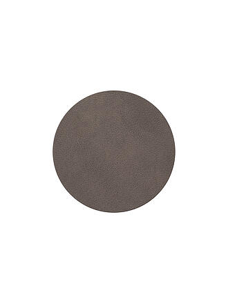 LIND DNA | Posavasos de cuero redondo 10cm Caviar