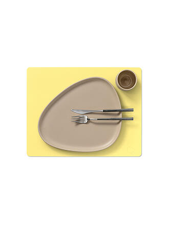 LIND DNA | Mantel individual SQUARE 35x45cm Nupo Eckig Yellow