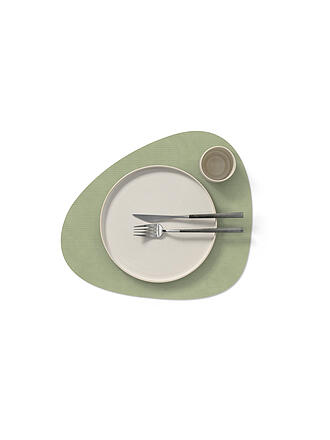 LIND DNA | Mantel individual 37x44cm CORDUROY OVAL