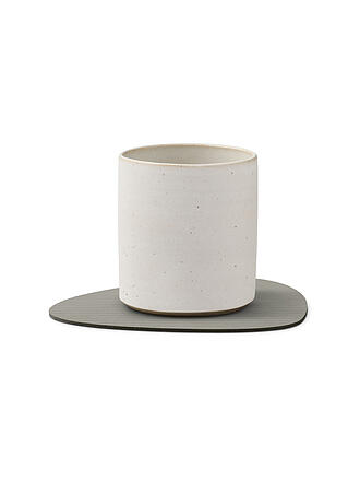 LIND DNA | Posavasos 11x13cm CORDUROY OVAL Gris Claro