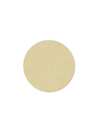 LIND DNA | Posavasos de vidrio 10cm CORDUROY REDONDO Lemon Sorbet