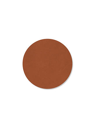 LIND DNA | Posavasos de cuero redondo NUPO 10cm Rust