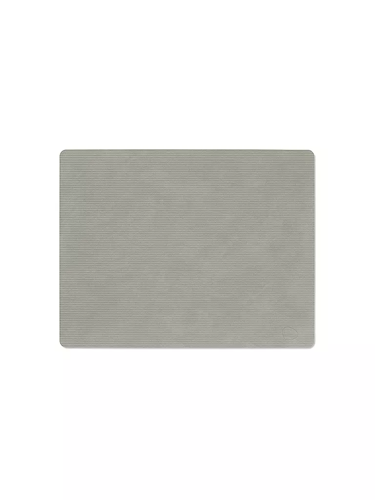 LIND DNA | Mantel individual 35x45cm CORDUROY ECKIG Gris Claro | Gris claro
