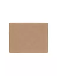 LIND DNA | Mantel individual 35x45cm CORDUROY ECKIG Nougat | Camel