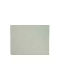 LIND DNA | Salvamantel de cuero "Nupo" rectangular 35x45cm | Oliva