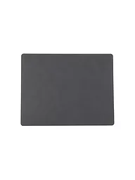 LIND DNA | Salvamantel de cuero "Nupo" rectangular 35x45cm | Gris