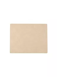LIND DNA | Salvamantel de cuero "Nupo" rectangular 35x45cm | Camel