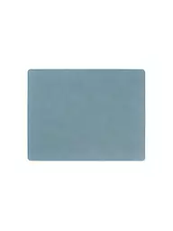 LIND DNA | Salvamantel de cuero "Nupo" rectangular 35x45cm | Azul claro