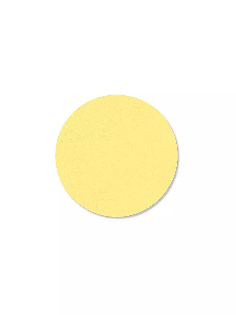 LIND DNA | Posavasos 10cm CIRCLE Amarillo | Amarillo