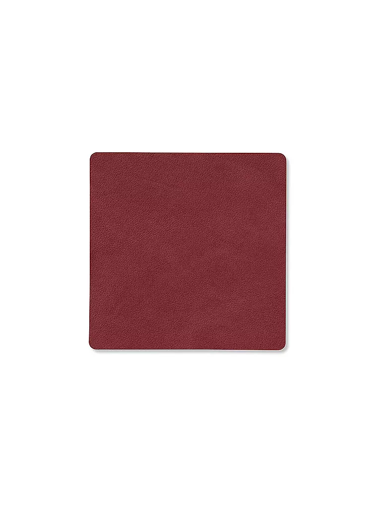 LIND DNA | Posavasos 10x10cm SQAURE Red | rot