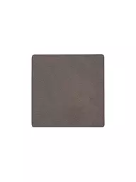 LIND DNA | Posavasos 10x10cm SQAURE Red | Marrón