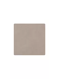 LIND DNA | Posavasos 10x10cm SQAURE Red | Gris claro