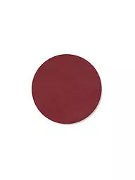 LIND DNA | Posavasos de cuero redondo Nupo 10cm Arena | Rojo