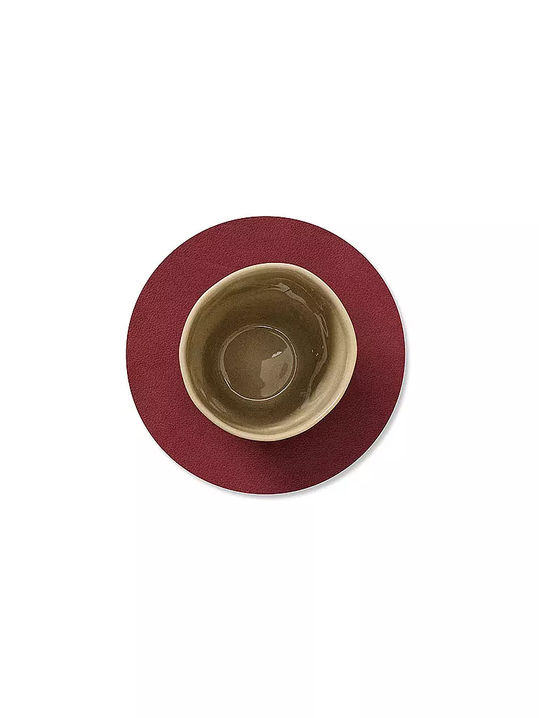 LIND DNA | Posavasos de vidrio 10cm CIRCLE Yellow | 