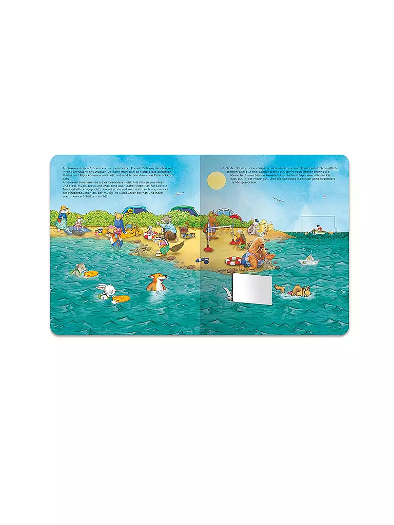 LINGOLI VERLAG | Leo Lausemaus - Libro de imágenes con solapas de descubrimiento para aún más diversión. | Sin color